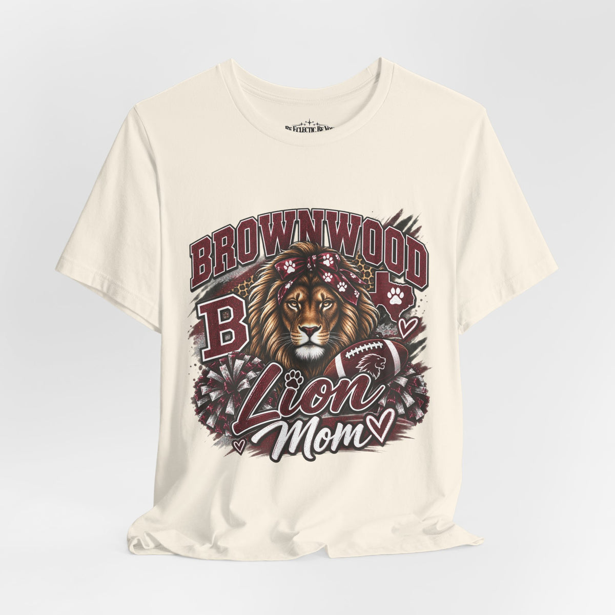 Brownwood B Lion Mom Graphic Tee
