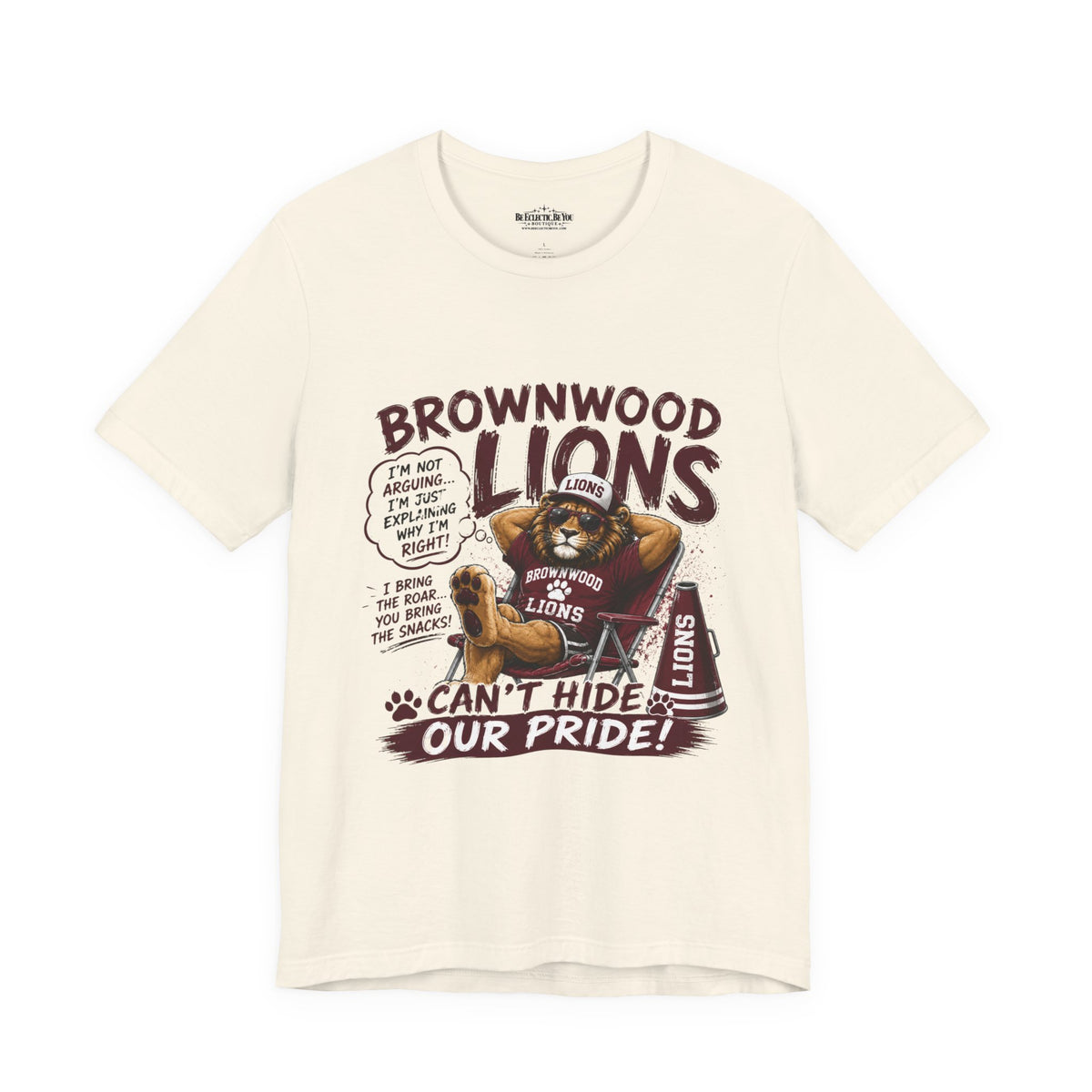 Brownwood Lions Can’t Hide Our Pride Graphic T-Shirt