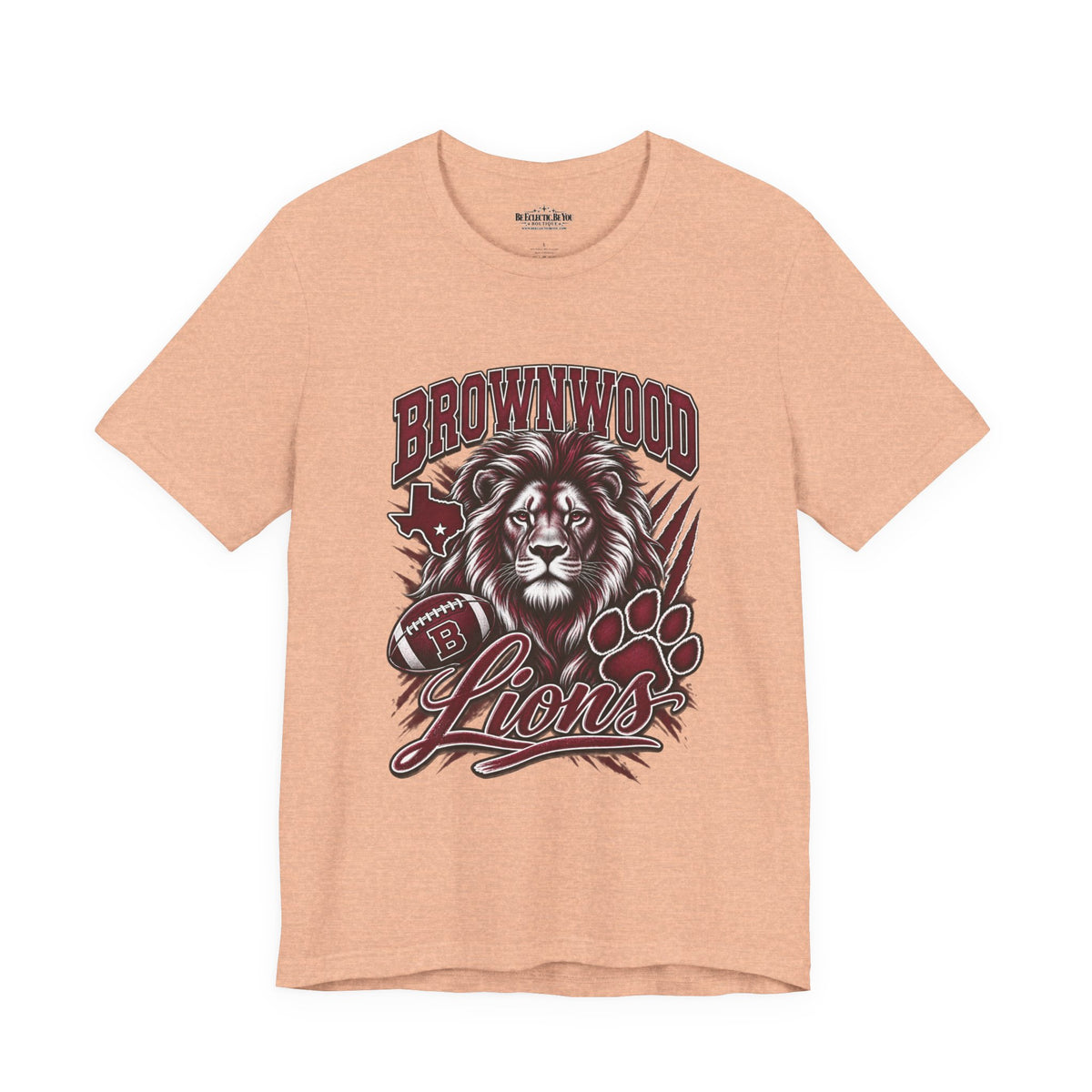 Brownwood Lions Vintage Lion Graphic T-Shirt