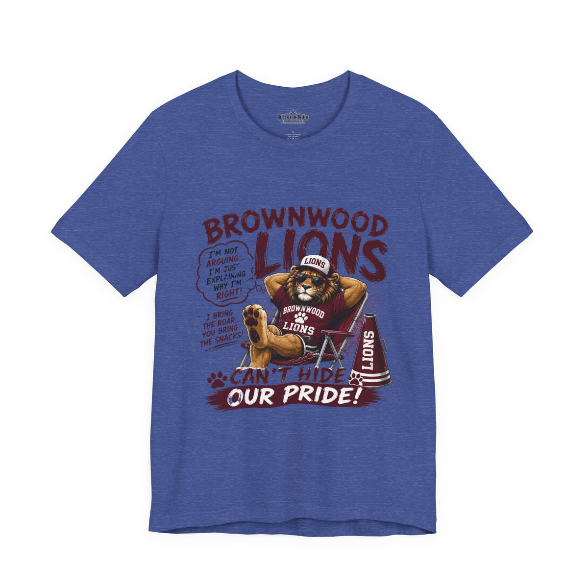 Brownwood Lions Can’t Hide Our Pride Graphic T-Shirt