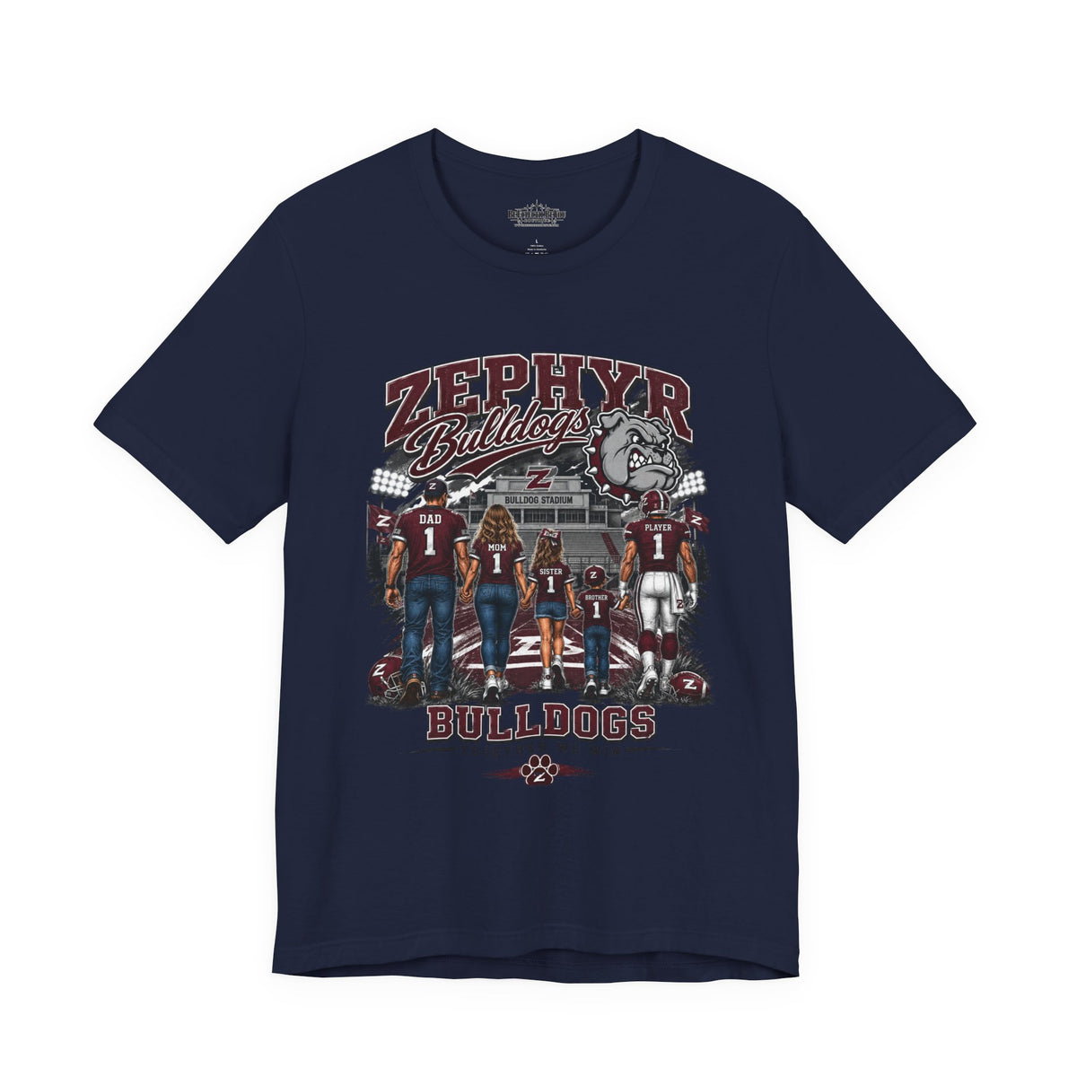 Zephyr Bulldogs Together We Rise Graphic T-Shirt