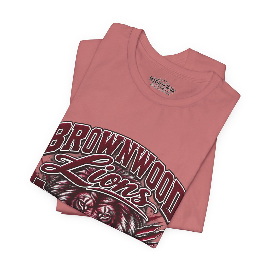 Brownwood Lions Mascot Jersey T-Shirt