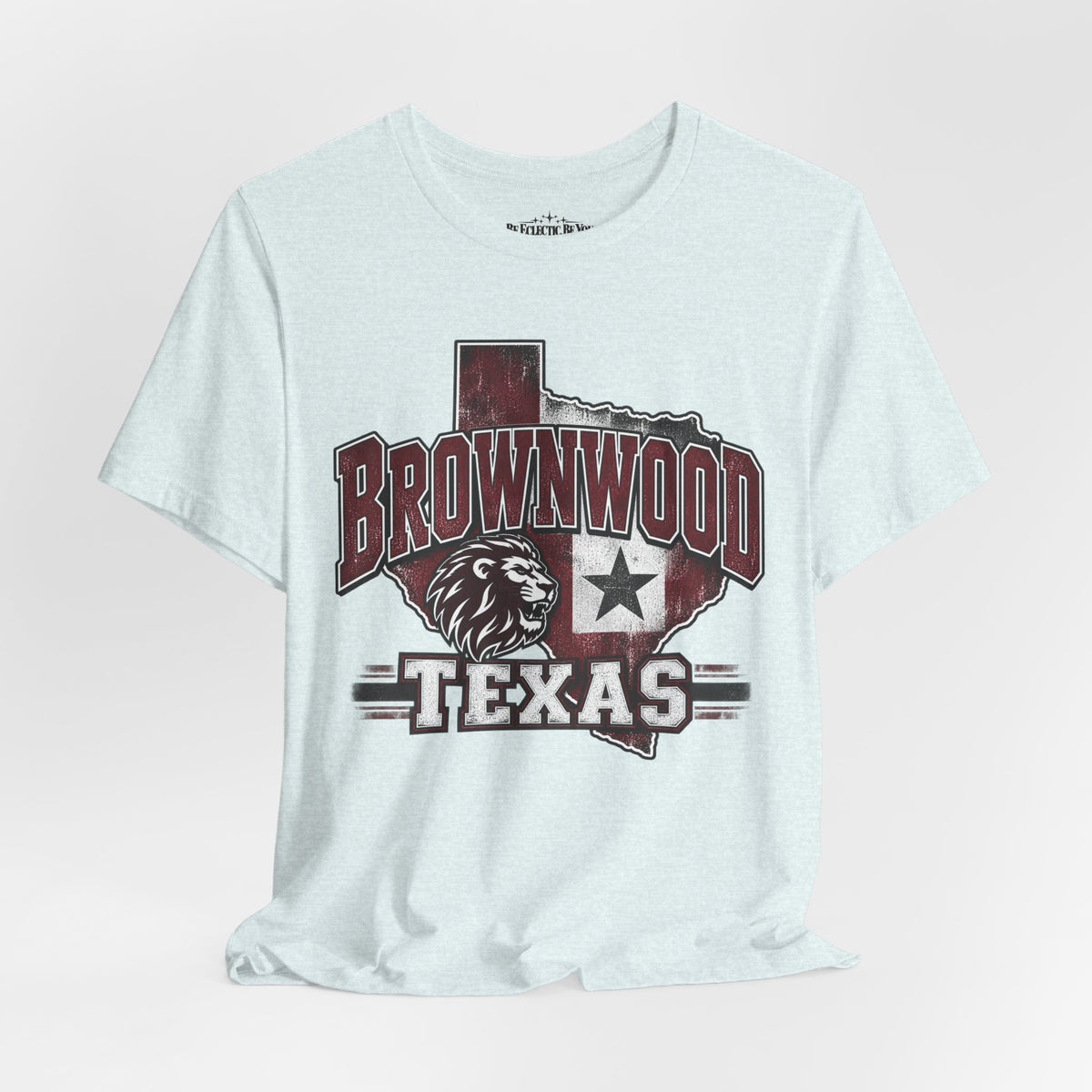 Brownwood Texas Lion Star Graphic T-Shirt