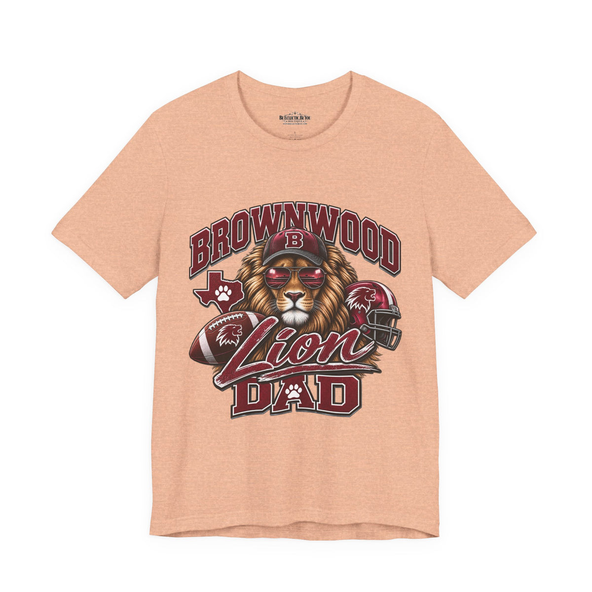 Brownwood Lion Dad Graphic T-Shirt