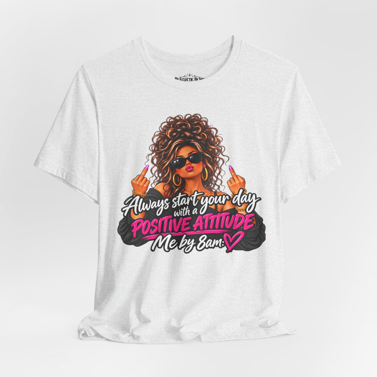 Positive Attitude Inspirational Women’s Graphic Tee
