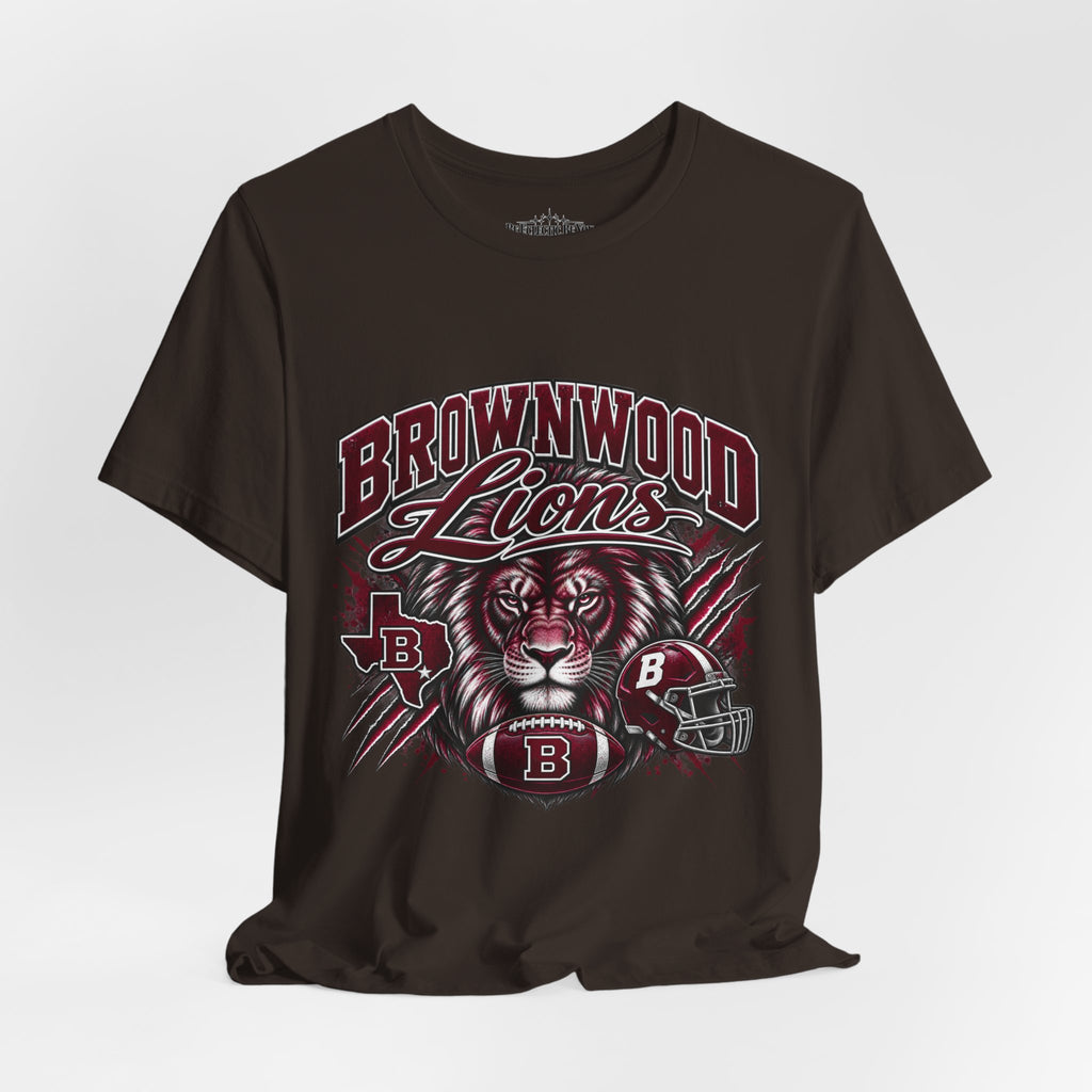 Brownwood Lions Mascot Jersey T-Shirt