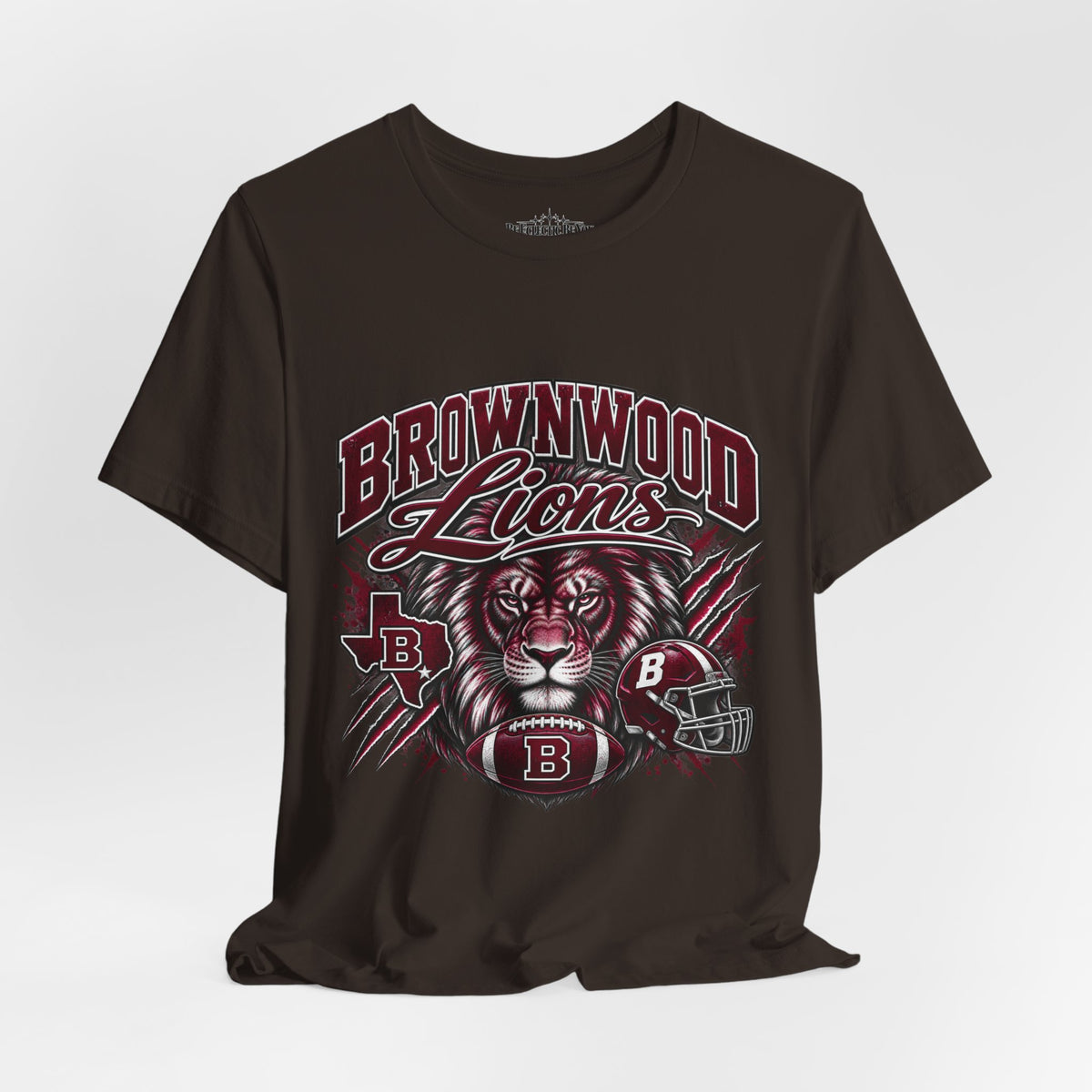 Brownwood Lions Mascot Jersey T-Shirt