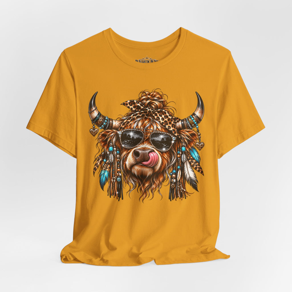 Highland Cow Graphic T-Shirt
