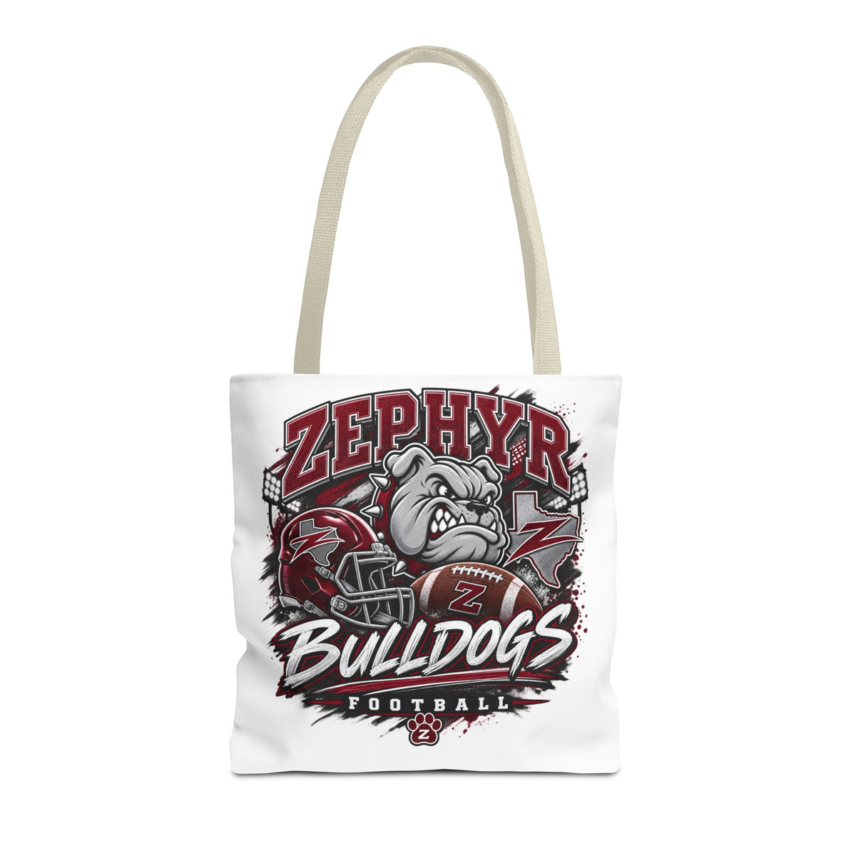 Zephyr Bulldogs Football Tote