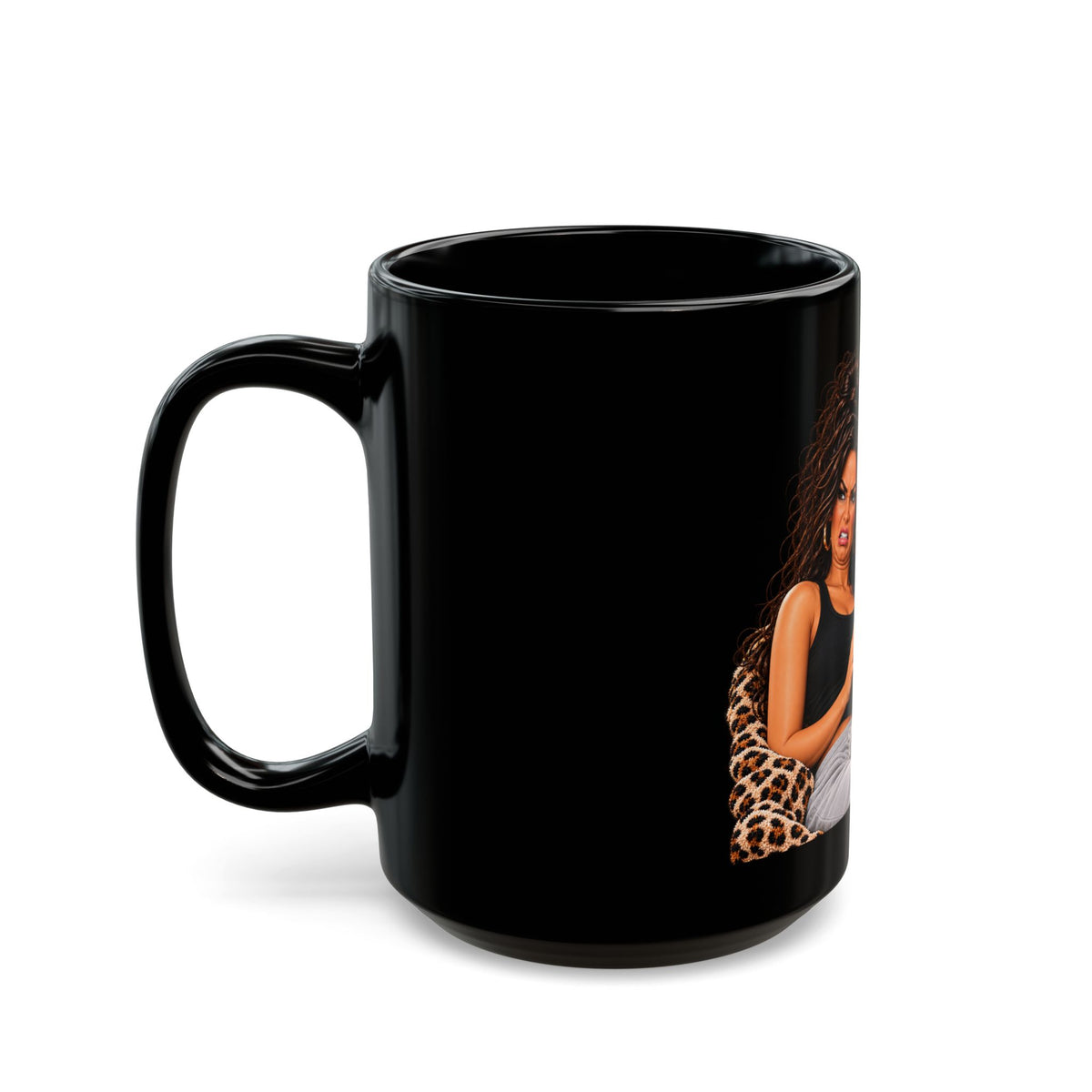 11oz/15oz Black Mug — Funny Sassy Quote "When someone asks when I’m going to start dating again"