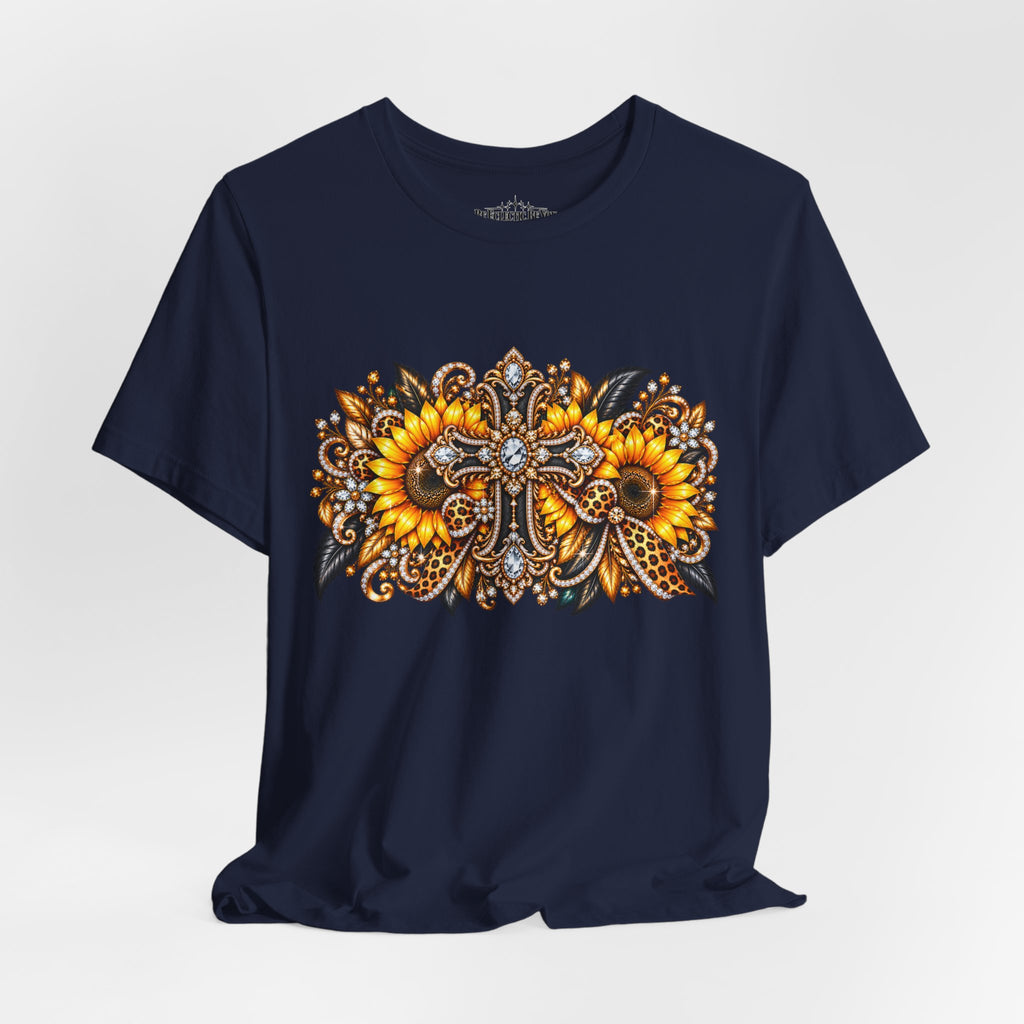 Ornate Sunflower Mandala Tee