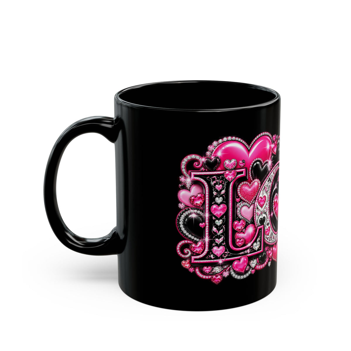 Love Black Mug (11oz, 15oz)
