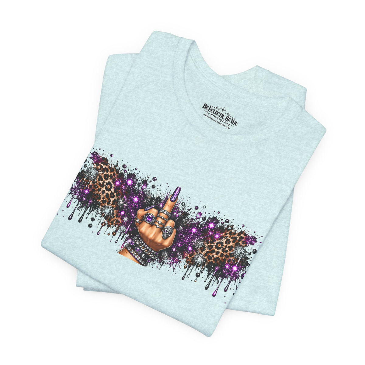 Rude Finger Graphic T-Shirt