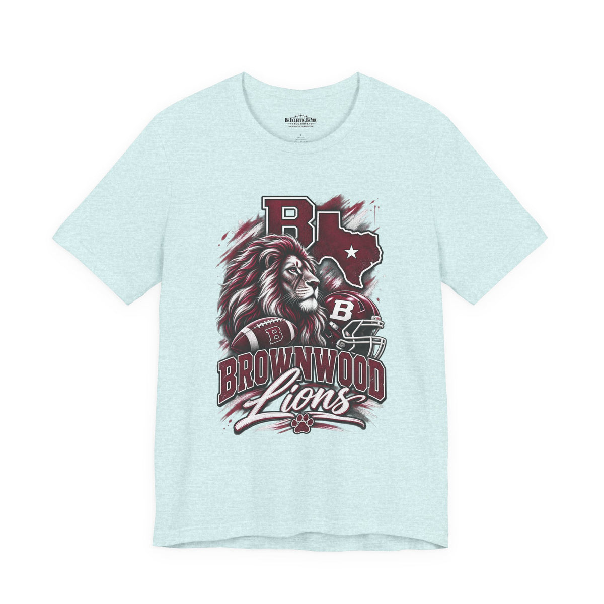 Brownwood Lions Mascot Graphic T-Shirt