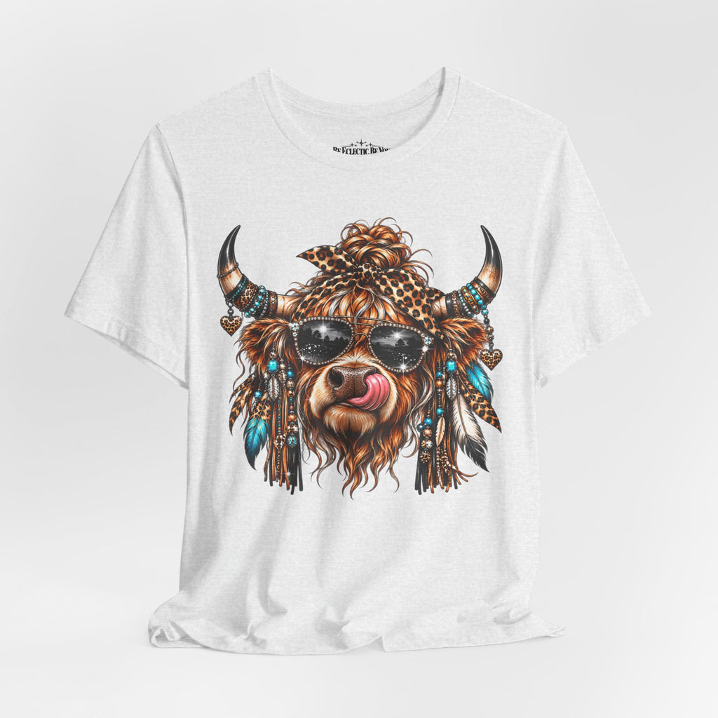 Highland Cow Graphic T-Shirt