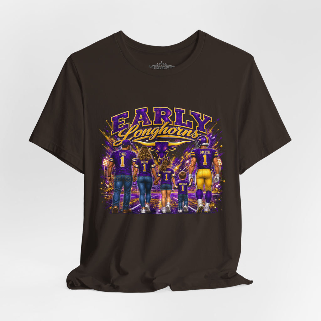 Early Longhorns Family Graphic Tee