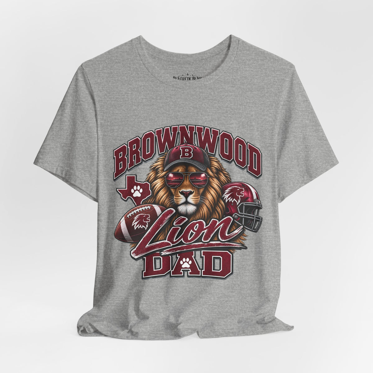 Brownwood Lion Dad Graphic T-Shirt