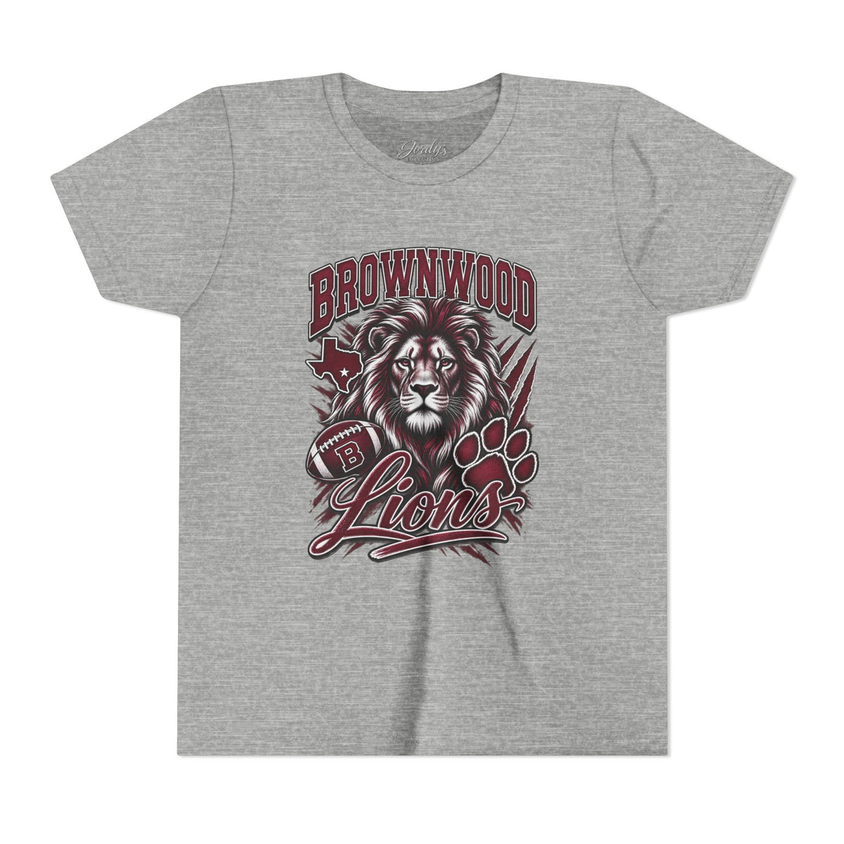 Brownwood Lions Youth Short Sleeve Tee