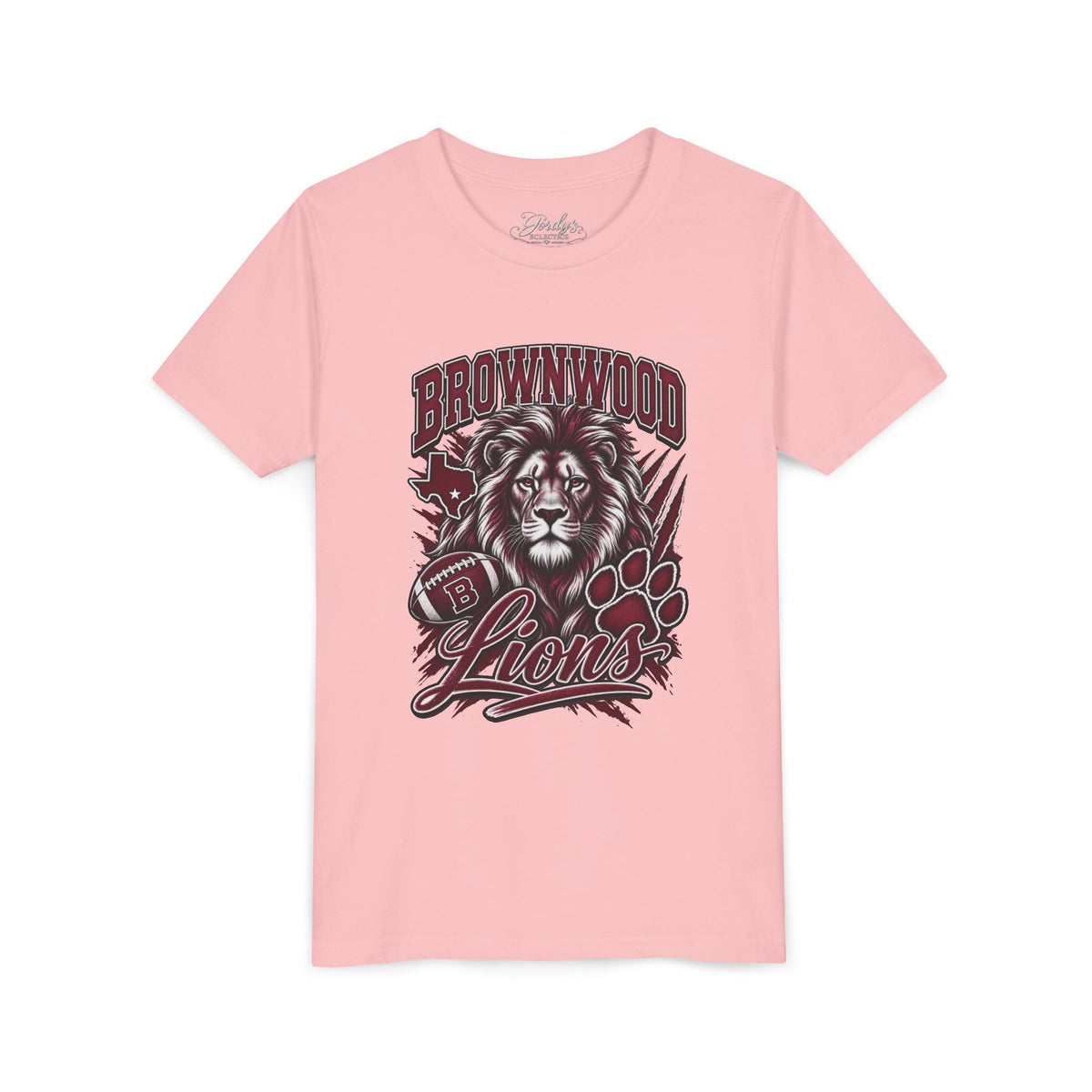 Brownwood Lions Youth Short Sleeve Tee