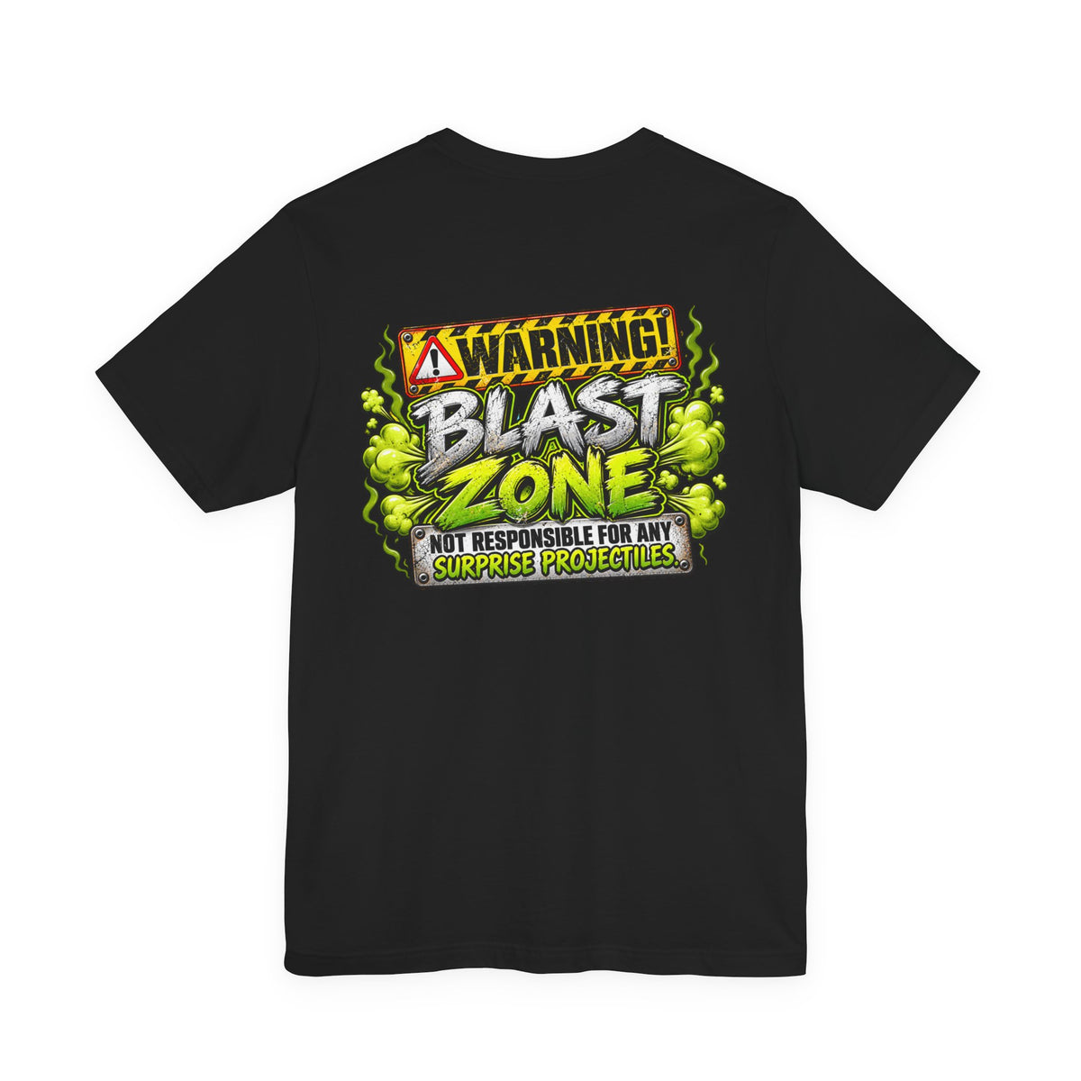 Blast Building Warning Zone Graphic Tee