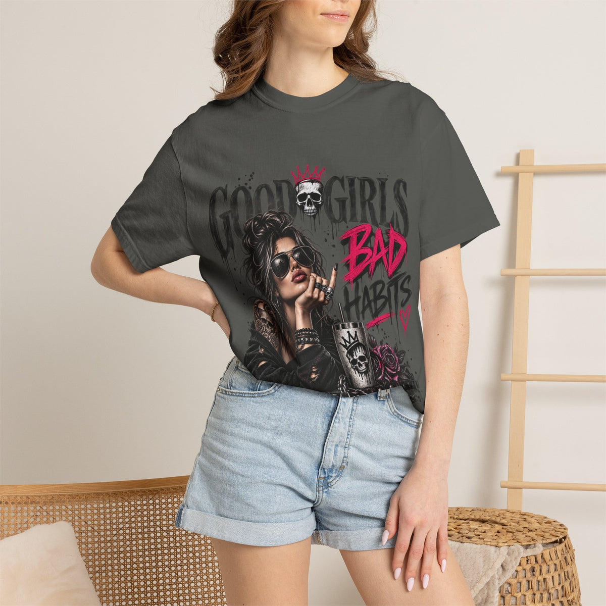 Good Girls, Bad Habits Graphic T-Shirt
