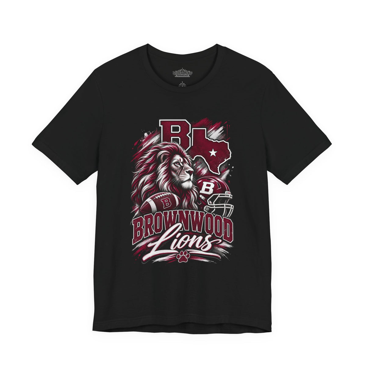 Brownwood Lions Mascot Graphic T-Shirt