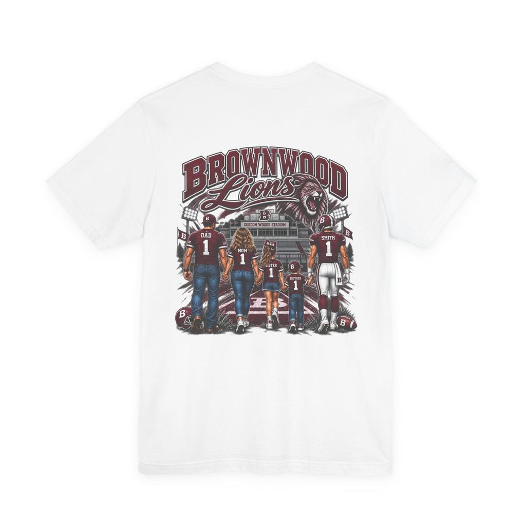 Brownwood Lions Family Football Graphic T-Shirt