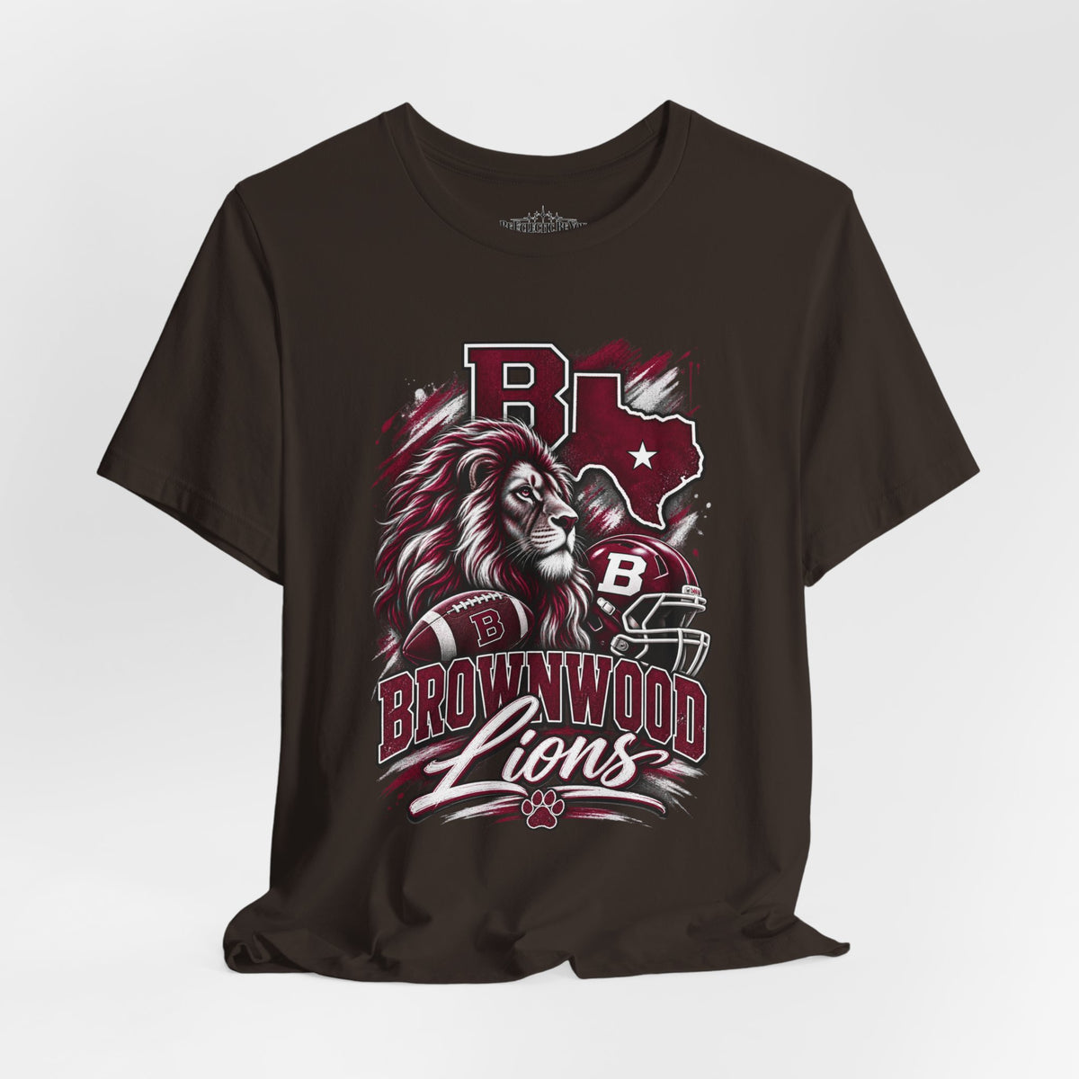 Brownwood Lions Mascot Graphic T-Shirt