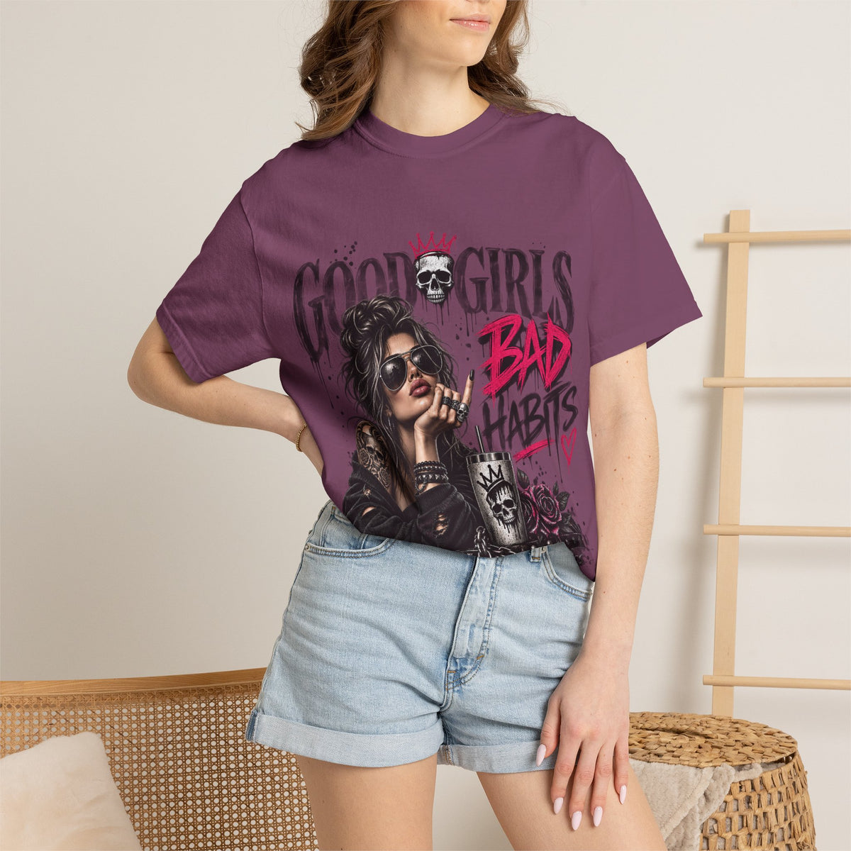 Good Girls, Bad Habits Graphic T-Shirt