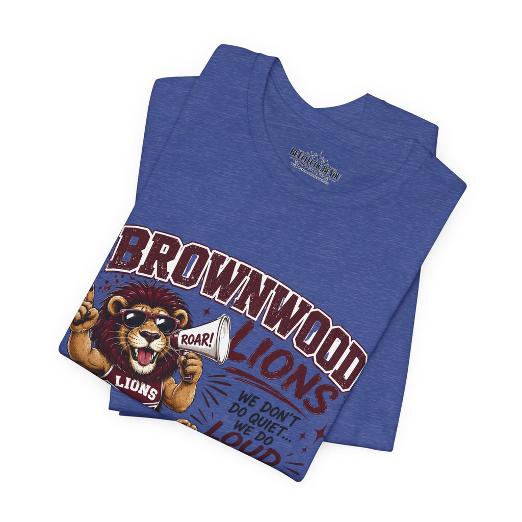 Brownwood Lions Team Spirit Cheer Jersey Tee