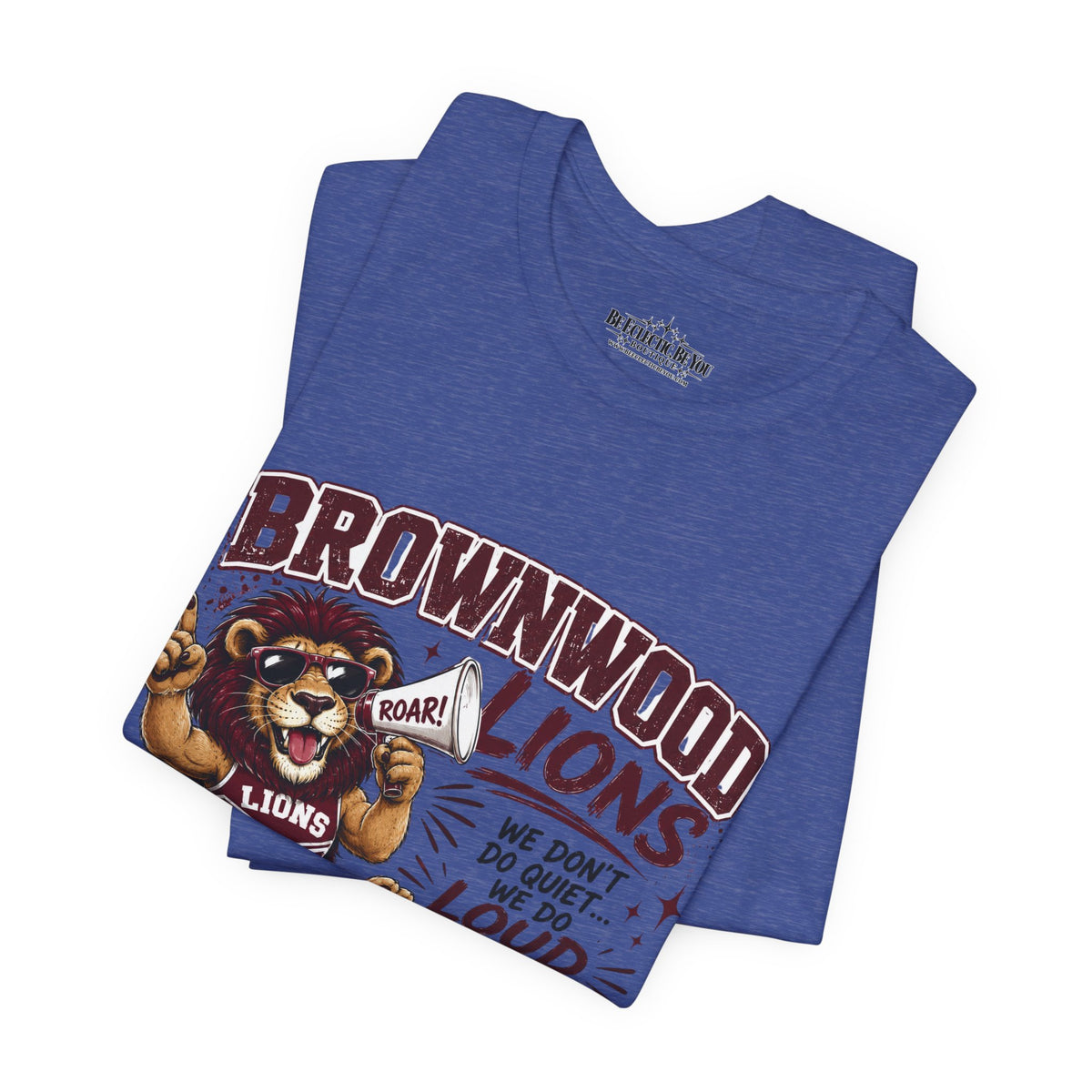 Brownwood Lions Team Spirit Cheer Jersey Tee
