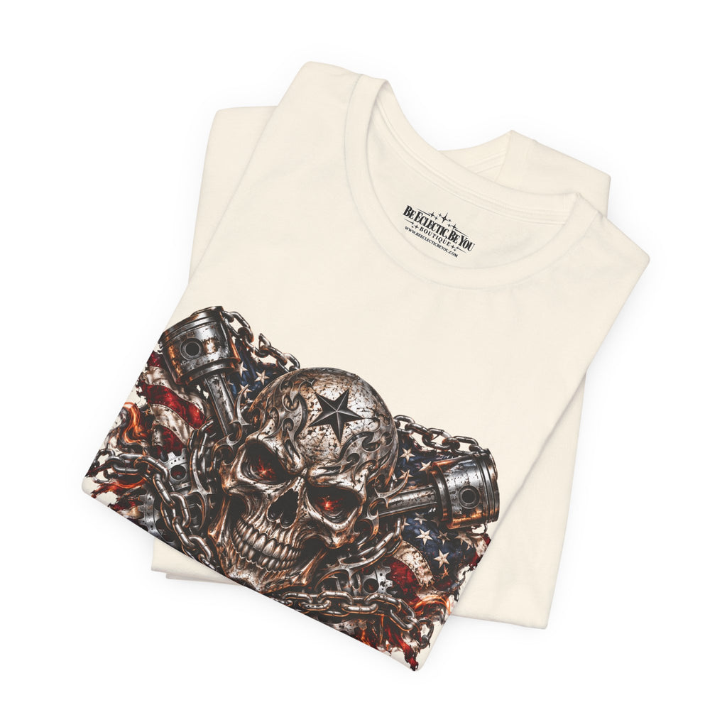 Skull and Chains Gothic Metal T-Shirt