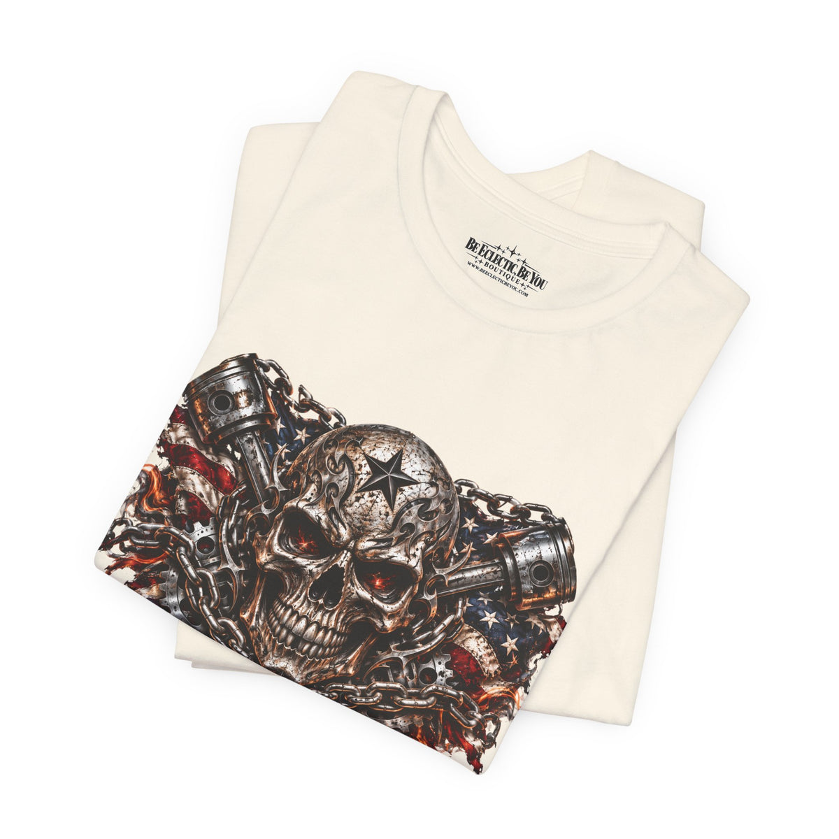 Skull and Chains Gothic Metal T-Shirt
