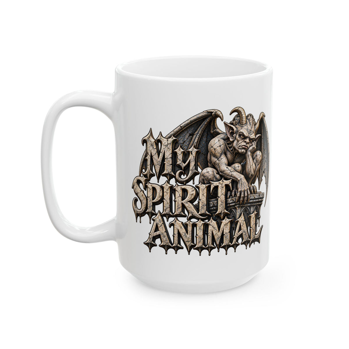 Medieval Fantasy Gargoyle Mug