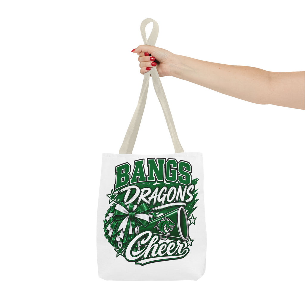 Bangs Dragons Cheer Tote Bag – Pom-Pom & Megaphone School Spirit Tote