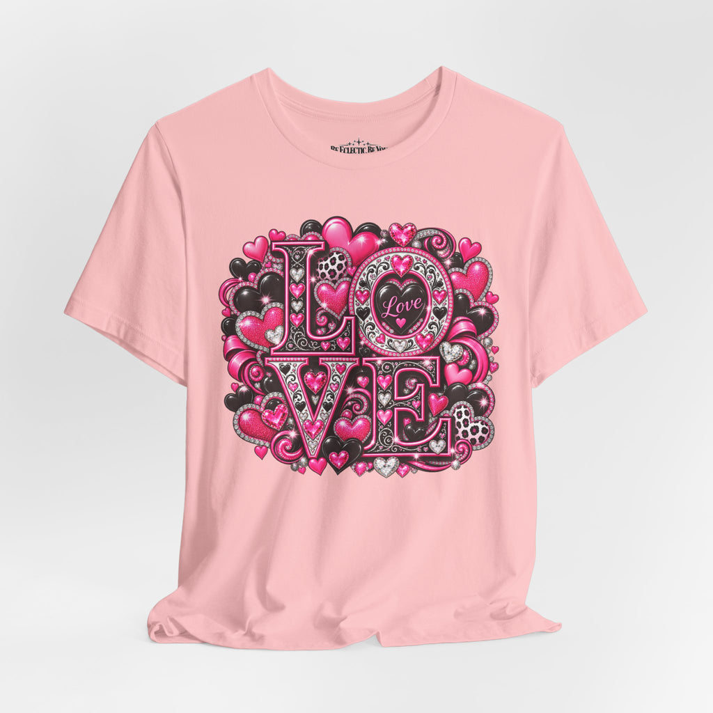 Love Heart Graphic T-Shirt – Romantic Valentine’s Day Tee