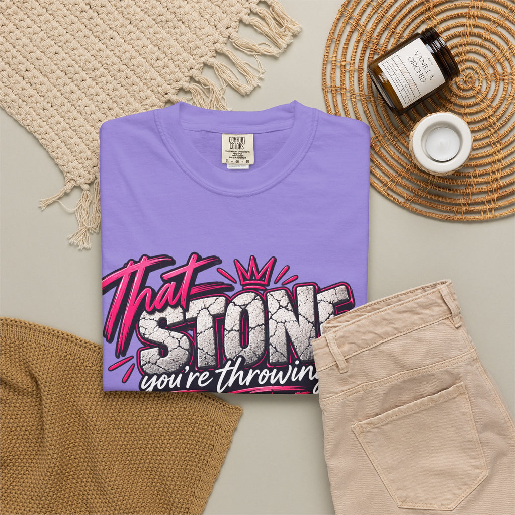 That Stone You're Throwing Tee — Funny Personalized Brick Quote T-Shirt