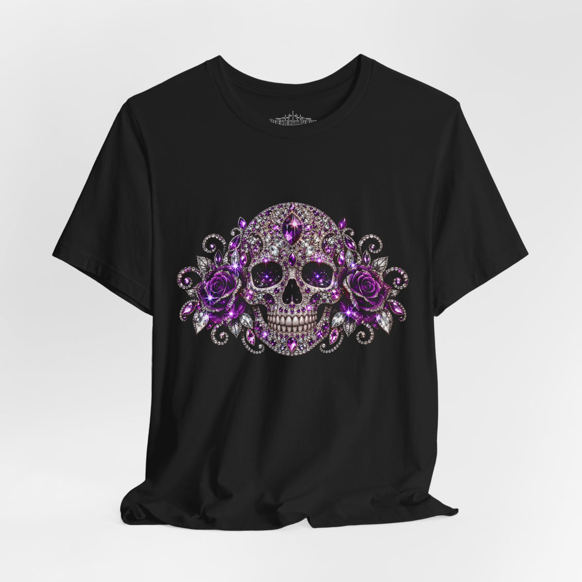 Gothic Purple Skull Tee