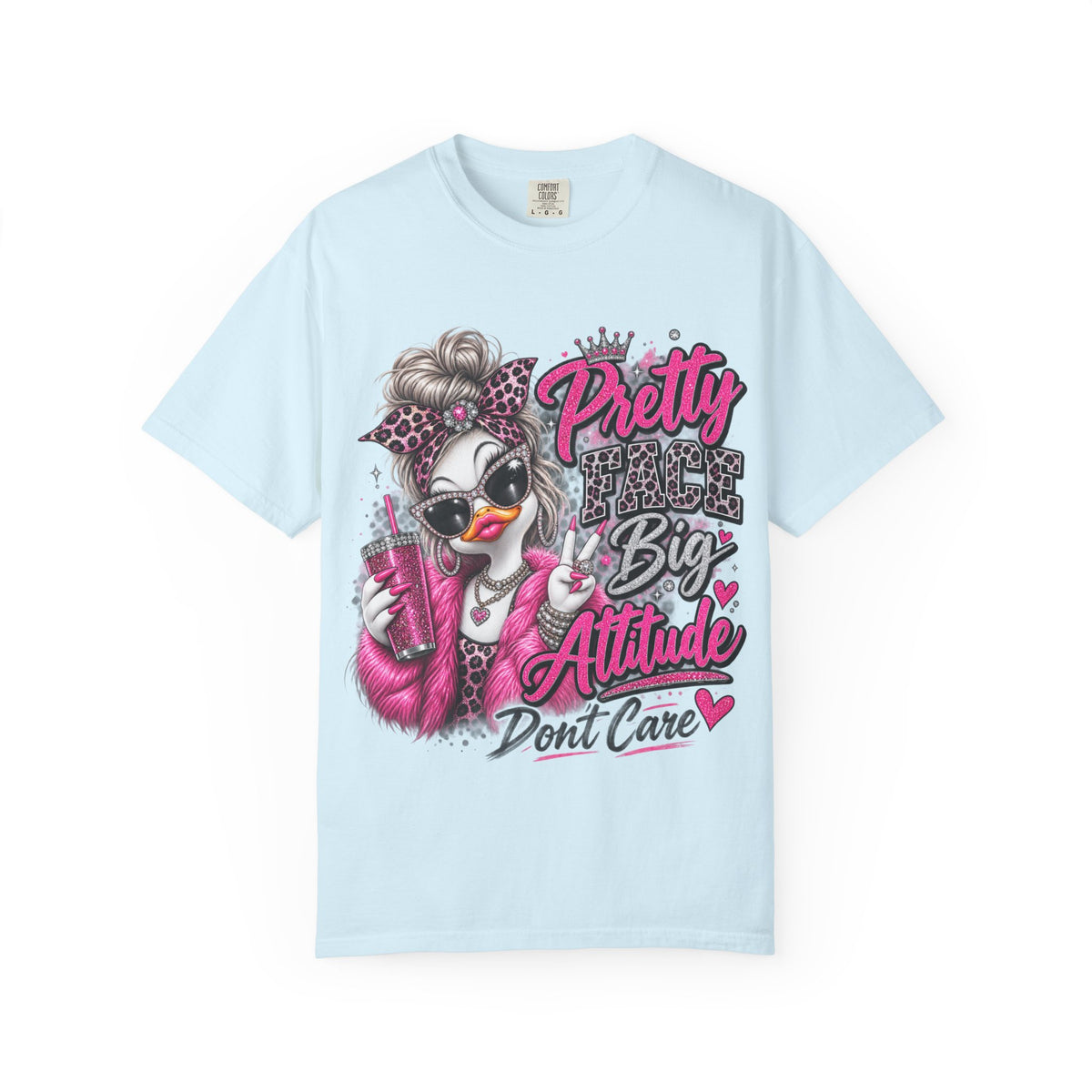 Pretty Big Attitude T‑Shirt — Cute Sassy Graphic Tee