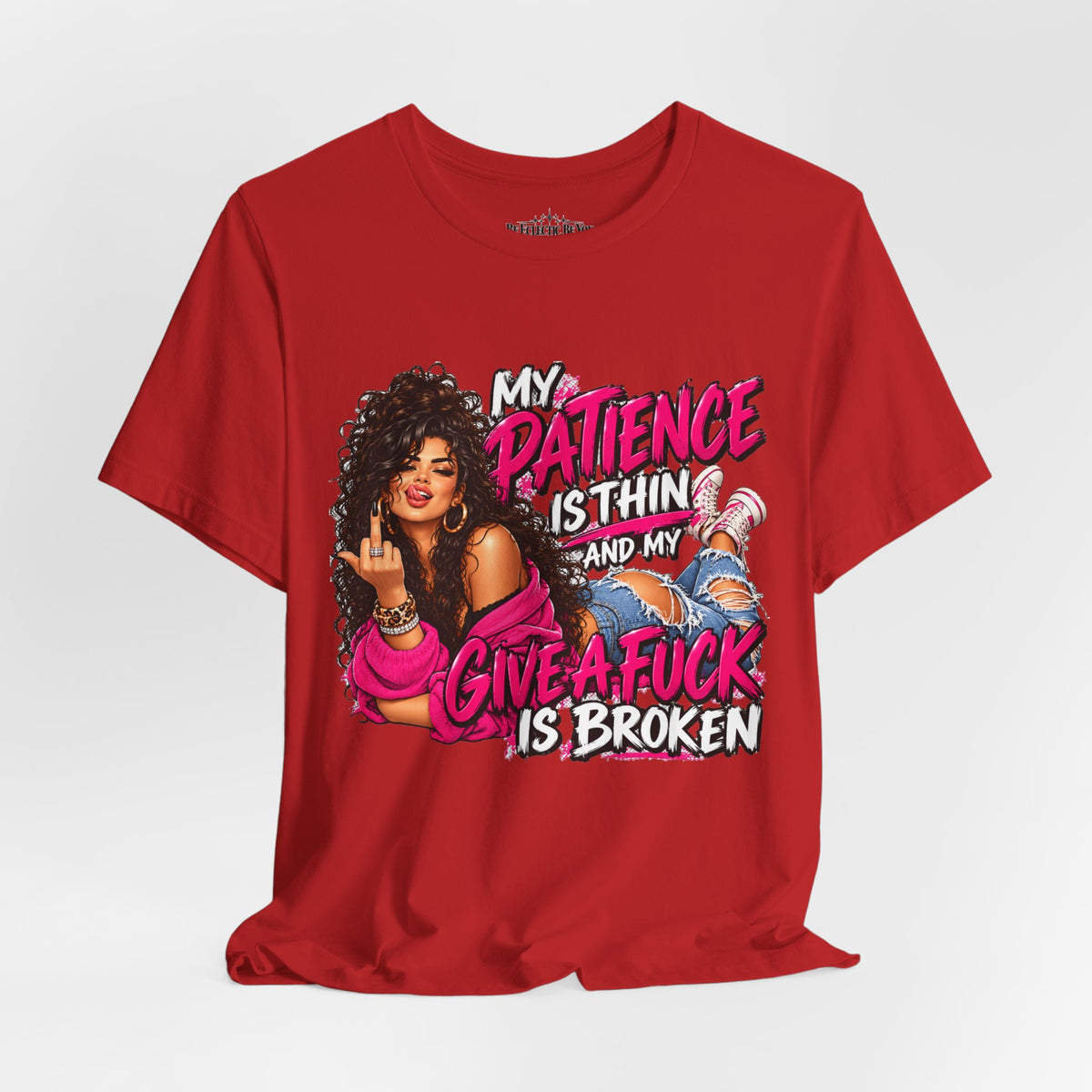 My Patience Is Thinning and I Give a Fuck Is Broken Graphic Tee