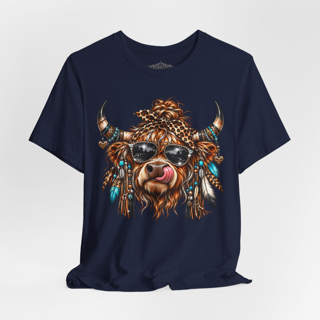 Highland Cow Graphic T-Shirt