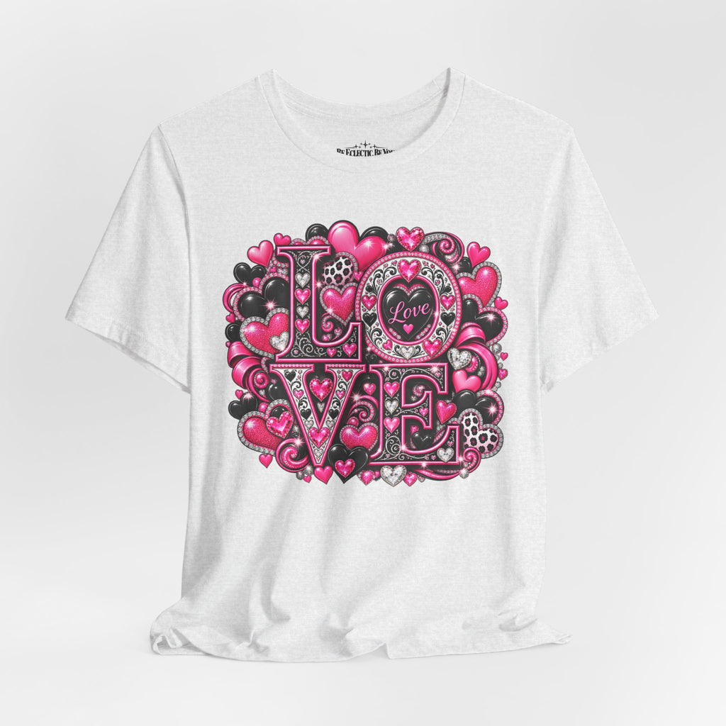 Love Heart Graphic T-Shirt – Romantic Valentine’s Day Tee