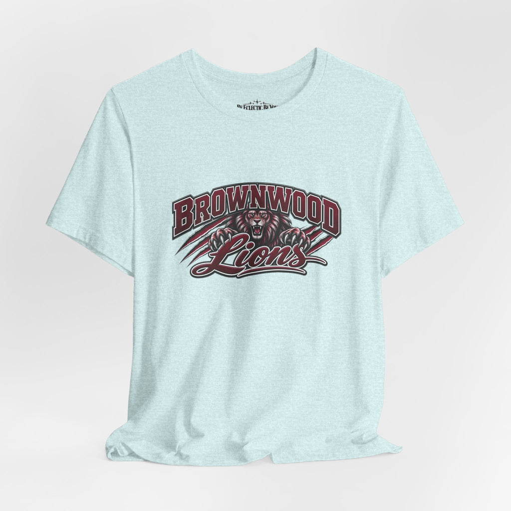 Brownwood Lions Vintage School Graphic T-Shirt