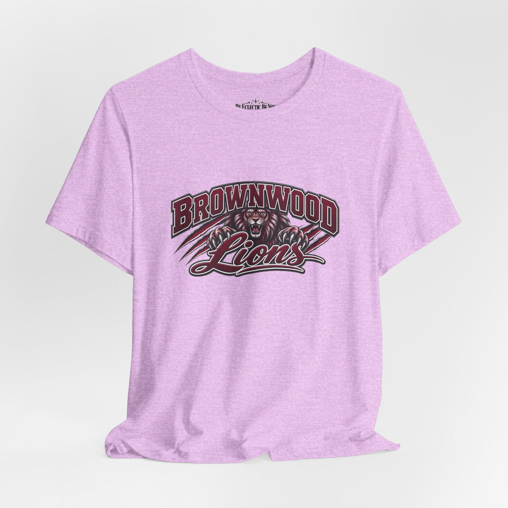 Brownwood Lions Vintage School Graphic T-Shirt
