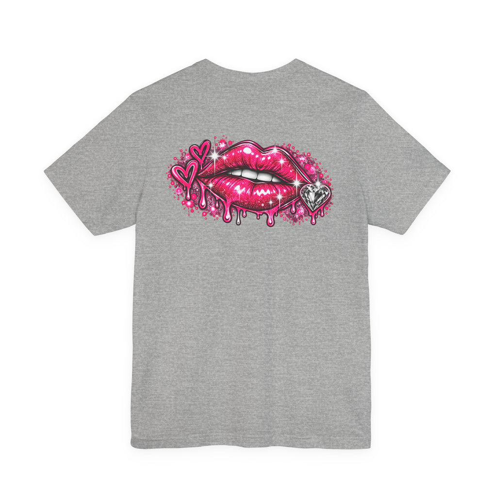 Sparkly Pink Lips Graphic Tee