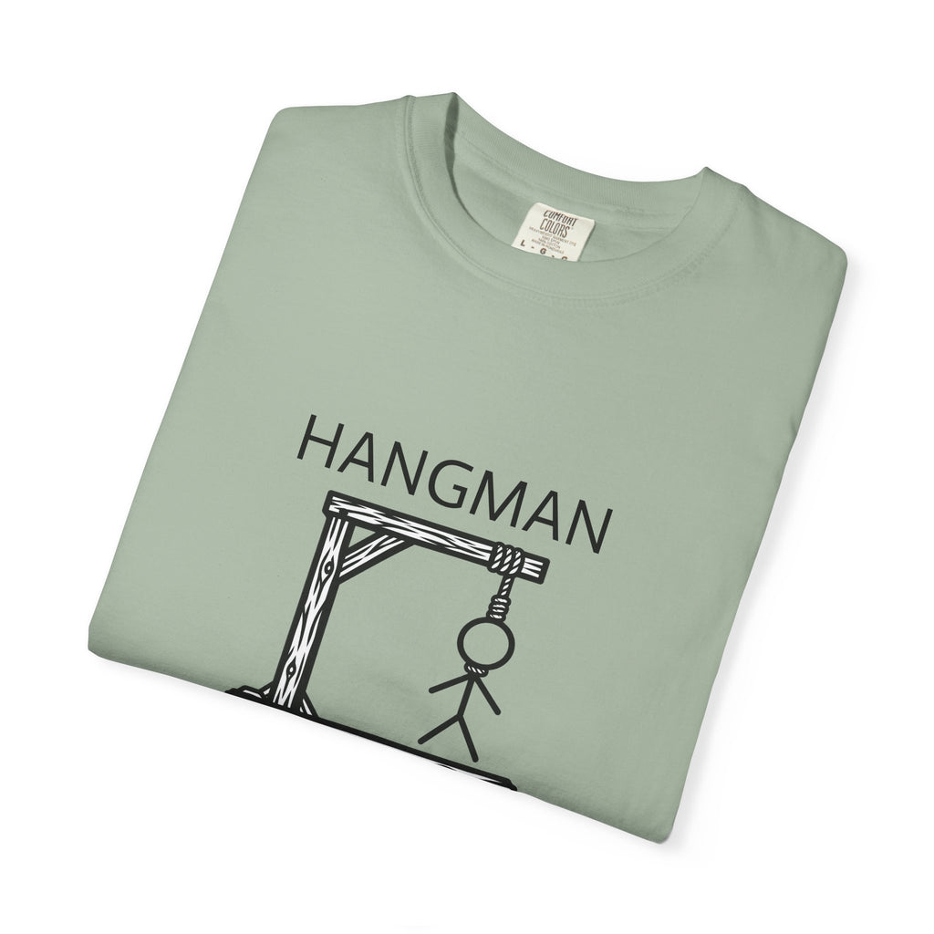 Hangman Game Unisex Garment-Dyed T-shirt