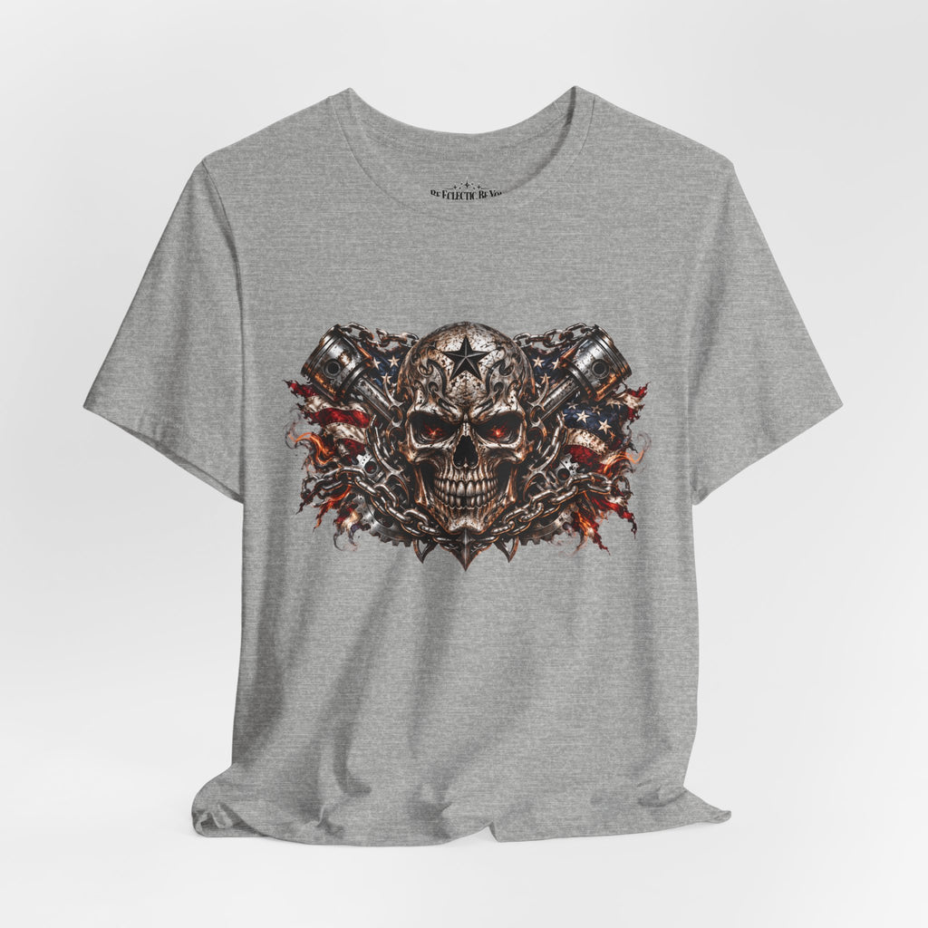 Skull and Chains Gothic Metal T-Shirt