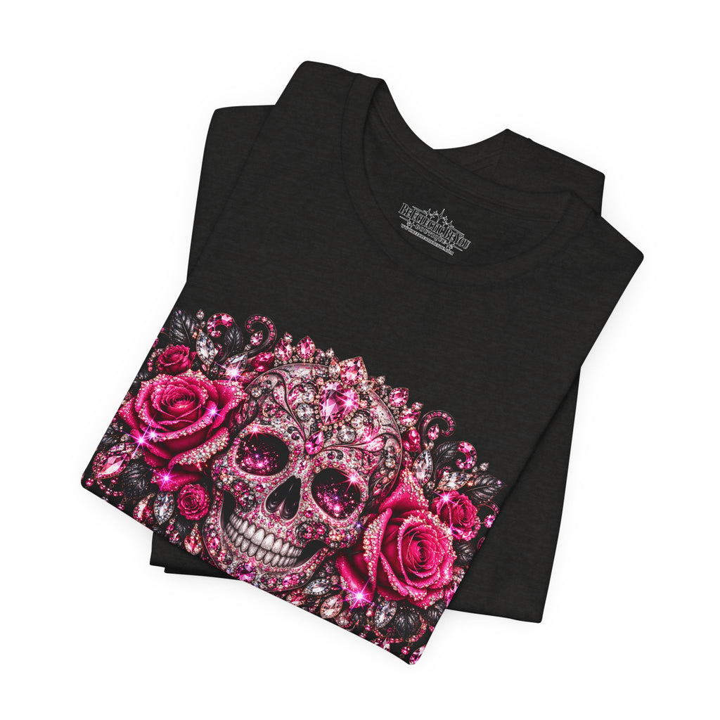 Sugar Skull Roses Gothic T-Shirt