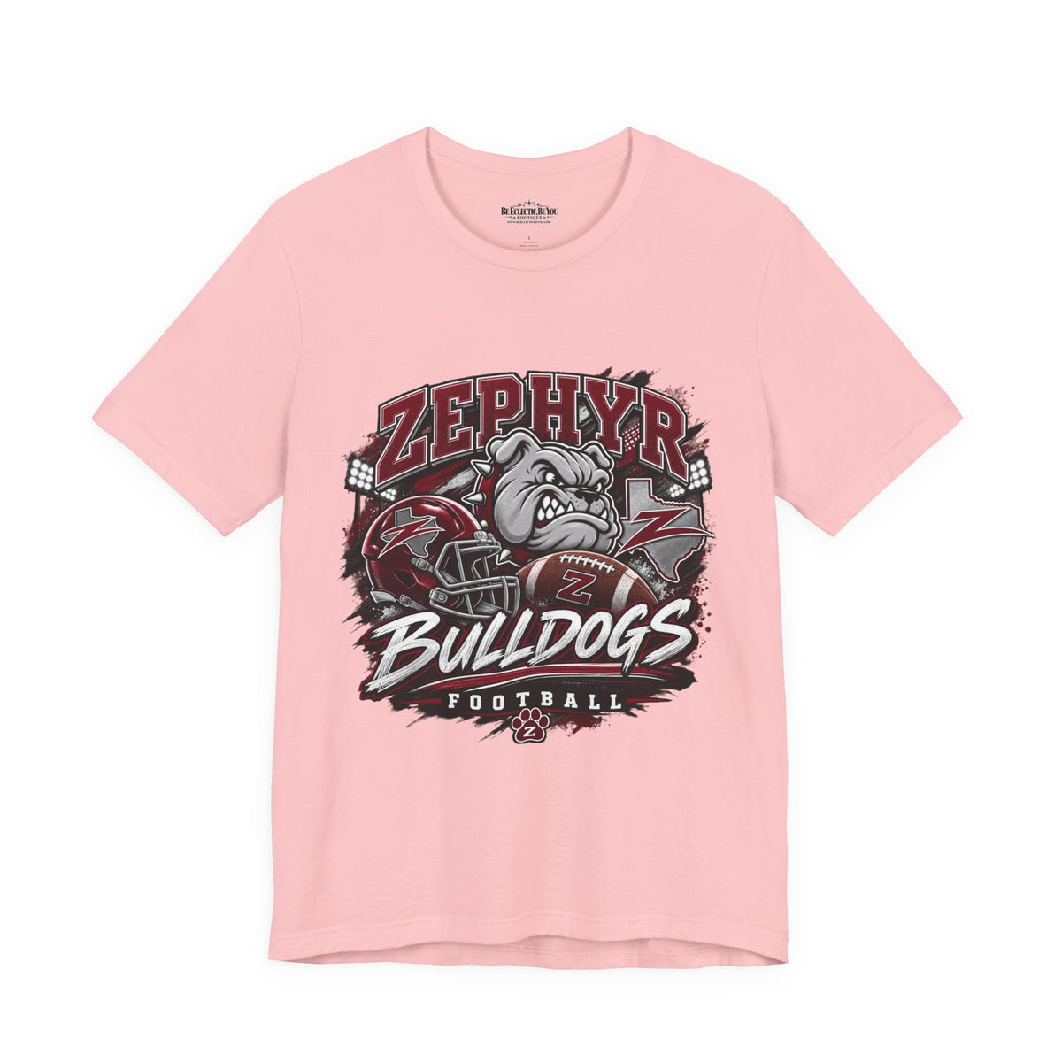 Zephyr Bulldogs Football Graphic Tee