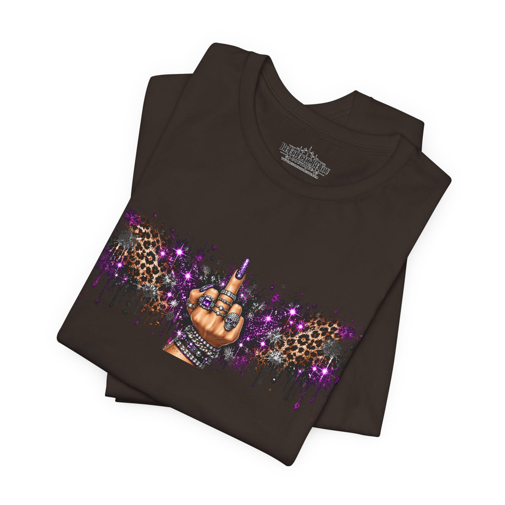 Rude Finger Graphic T-Shirt